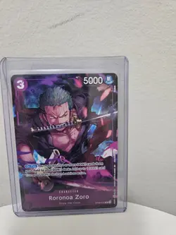 Roronoa Zoro OP09-076 Alt Art Promo (Welcome Pack Vol. 2) - One Piece TCG NM ENG - Image 1