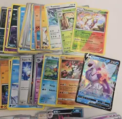 Pokemon Card Lot with BreakThrough Binder Mixed Cards Holo Foil Rare - Image 4