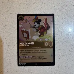 Mickey Mouse Leader of the Band 34/P1 Foil Promo Ursula's NM Disney Lorcana DLPC - Image 1