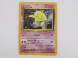 1999 Pokemon Card DROWZEE - Base Set Card 49/102 - Common Near Mint - Image 1