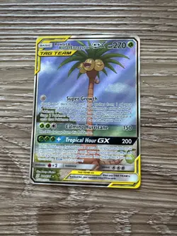 Pokemon TCG Rowlet Alolan Exeggutor Tag Team GX Unified Minds 215/236 Mint - Image 1