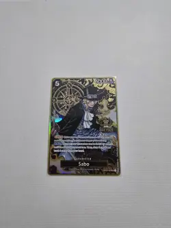 OP04-083 Sabo 2nd Anniversary Set ENGLISH Gold Foil One Piece TCG - Image 1
