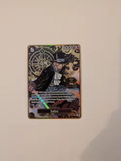 OP04-083 Sabo 2nd Anniversary Set ENGLISH Gold Foil One Piece TCG - Image 1