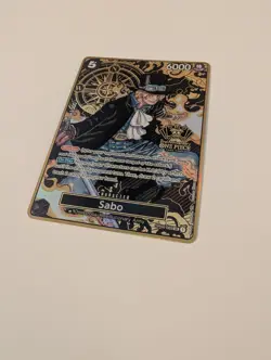 OP04-083 Sabo 2nd Anniversary Set ENGLISH Gold Foil One Piece TCG - Image 2