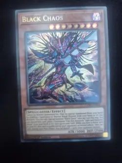 Yugioh TCG Black Chaos CORI-EN001 Secret Rare 1st Edition EU NM-M - Image 1