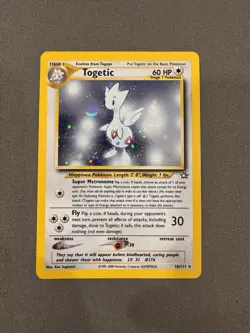 Pokemon TCG Togetic Holo Card Neo Genesis 16/111 LP Condition - Image 1