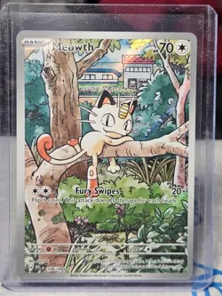 Illustration Rare Meowth #106/094 Pokemon Card Phantasmal Flames NM-MT 2025 - Image 5