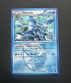 Glaceon - 23/116 - Plasma Freeze Cracked Ice Holo Pokemon Card- MP- - Image 1