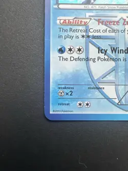 Glaceon - 23/116 - Plasma Freeze Cracked Ice Holo Pokemon Card- MP- - Image 3