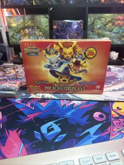 US Seller Pokemon Pikachu Cosplay Halloween 1 Box - 30 Packs Movie Horror Cards - Image 1