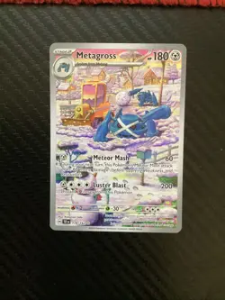 Metagross 178/162 Illustration Rare Temporal Forces Pokemon Card NM - Image 1