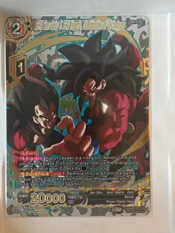 Dragon Ball Super Card Game SS4 Son Goku & SS4 Vegeta, Combination of Techniques - Image 1