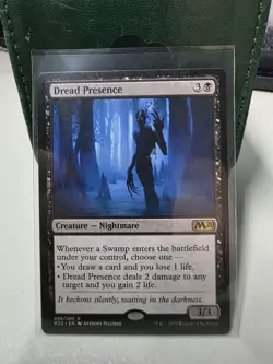 MTG Card - 1x Dread Presence - Magic Core Set 2020 - NM - Magic The Gathering - Image 1
