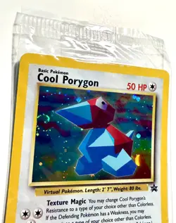 POKEMON PROMO Card COOL PORYGON 15/53 WOTC Holo Factory Sealed w/SWIRL!! 2000 - Image 2