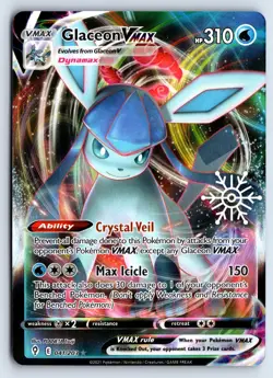 Glaceon VMAX (Holiday Calendar) 041/203 Pokemon Miscellaneous Cards & Products - Image 1