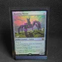 Wizards of the Coast Roaming Throne Borderless Foil Rare LCI EN #0258 - Image 1