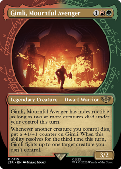 Gimli, Mournful Avenger (FOIL) x1 - MTG LTR #815 - Image 1