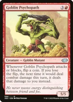 NM Goblin Psychopath, MTG, Jumpstart 2022, Magic the Gathering, 544 - Image 1
