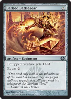 Barbed Battlegear - Scars of Mirrodin #139/249 MTG Magic The Gathering - Image 1
