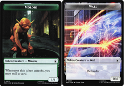 Wall / Moloid Double-Sided Token (FOIL) - [Marvel Super Heroes] MSH Magic MTG - Image 1
