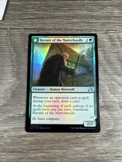 MTG Hermit of the Natterknolls Foil #209 NM Shadows over Innistrad Uncommon - Image 2