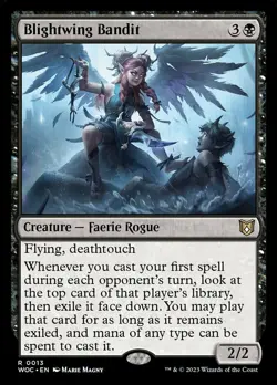 MTG Blightwing Bandit, NM-Mint, English Commander: Wilds of Eldraine - Image 1