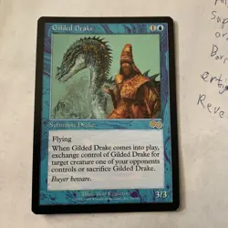 Gilded Drake - Magic The Gathering MTG - Urza's Saga! - Image 1