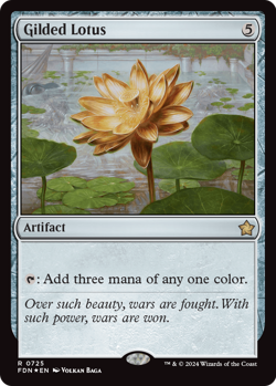 Gilded Lotus Magic: The Gathering Foundations 725 Foil - Image 1