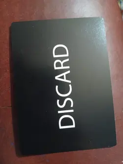 Mtg Black Discard Misprint Factory Error Card - Image 1