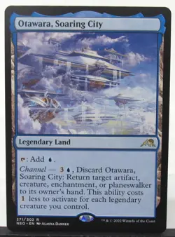 MTG Otawara, Soaring City Regular Rare Kamigawa: Neon Dynasty NM - Image 1