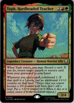 Toph, Hardheaded Teacher 246 Avatar: The Last Airbender MTG Foil NM - Image 1