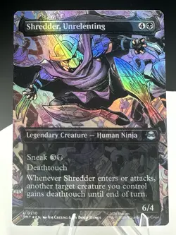 TMNT Foil Lot – Shredder Borderless, Evolving Wilds Surge Foil & Game Over NM - Image 3