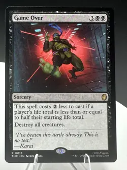 TMNT Foil Lot – Shredder Borderless, Evolving Wilds Surge Foil & Game Over NM - Image 5
