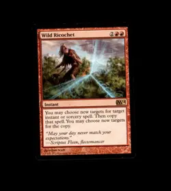 Wild Ricochet 162 Rare Magic 2014 (M14) Magic: The Gathering Lightly Played - Image 1