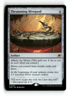 Thrumming Hivepool [EOE - 247] Rare NM Edge of Eternities - Image 1