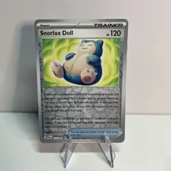 Snorlax Doll 175/182 Reverse Holo Uncommon Pokemon TCG S&V Paradox Rift - Image 1