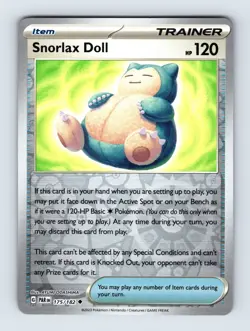 Snorlax Doll - Paradox Rift 175/182 - Reverse Holo - NM - Pokemon - Image 1