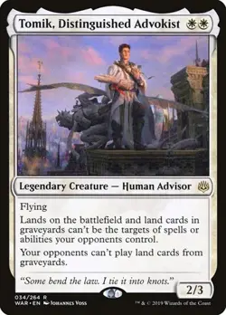 1x Tomik, Distinguished Advokist NM Eng MTG - War of the Spark - Image 1