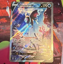 Lumineon V 156/172 Swsh09: Brilliant Stars Ultra Rare Full Art Holo Eng 170 - Image 1