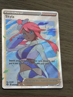 Pokemon Skyla Breakpoint Holo Full Art Ultra Rare 072/072 NM/MT - Image 1