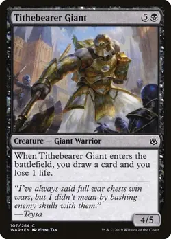 1x Tithebearer Giant NM Eng MTG - War of the Spark - Image 1