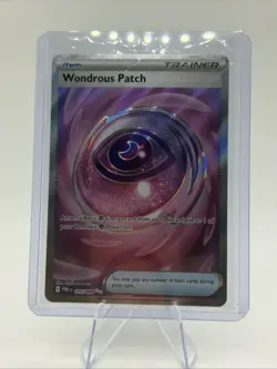 Pokemon TCG Wondrous Patch 117/088 Perfect Order Secret Rare Holo Trainer - Image 1