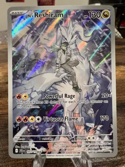 Pokemon TCG N's Reshiram 167/159 Journey Together Holo IR - Image 1