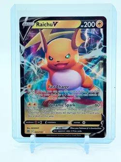 Raichu V 045/172 Ultra Rare Holo Raichu V #45 Pokemon Brilliant Stars NM - Image 1
