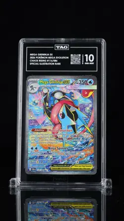 Pokemon TCG Mega Greninja EX 116/086 Chaos Rising SIR Holo Eng TAG 10 2026 - Image 1