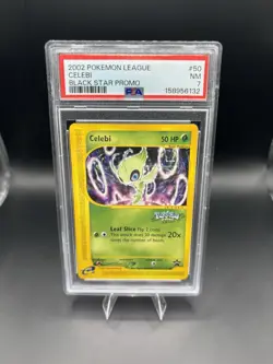 Celebi - 50/53 Wizards Black Star Promos - Pokemon TCG - 2002 - PSA 7 - Image 1