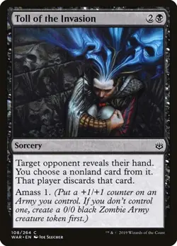 1x Toll of the Invasion NM Eng MTG - War of the Spark - Image 1