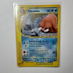 Pokemon Piloswine Skyridge Holo Rare 90 HP English Stage 1 H22/H32 NEAR MINT - Image 1