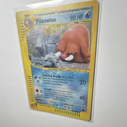Pokemon Piloswine Skyridge Holo Rare 90 HP English Stage 1 H22/H32 NEAR MINT - Image 5