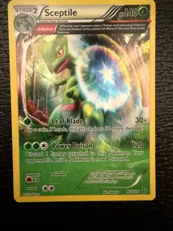 Sceptile 9/160 Holo Rare Primal Clash Pokemon Holo Lightly Played - Image 1